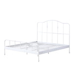 metal double bed