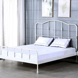 metal double bed